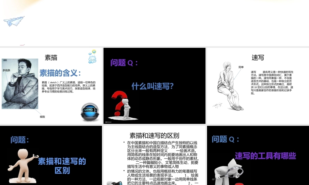 初二美术动态线