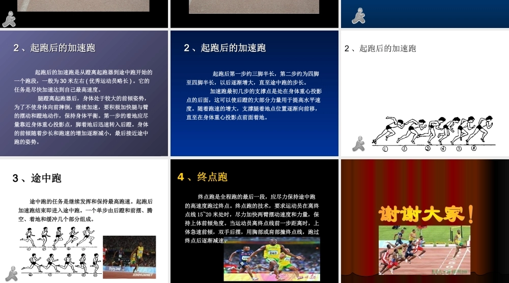 米短跑教学课件