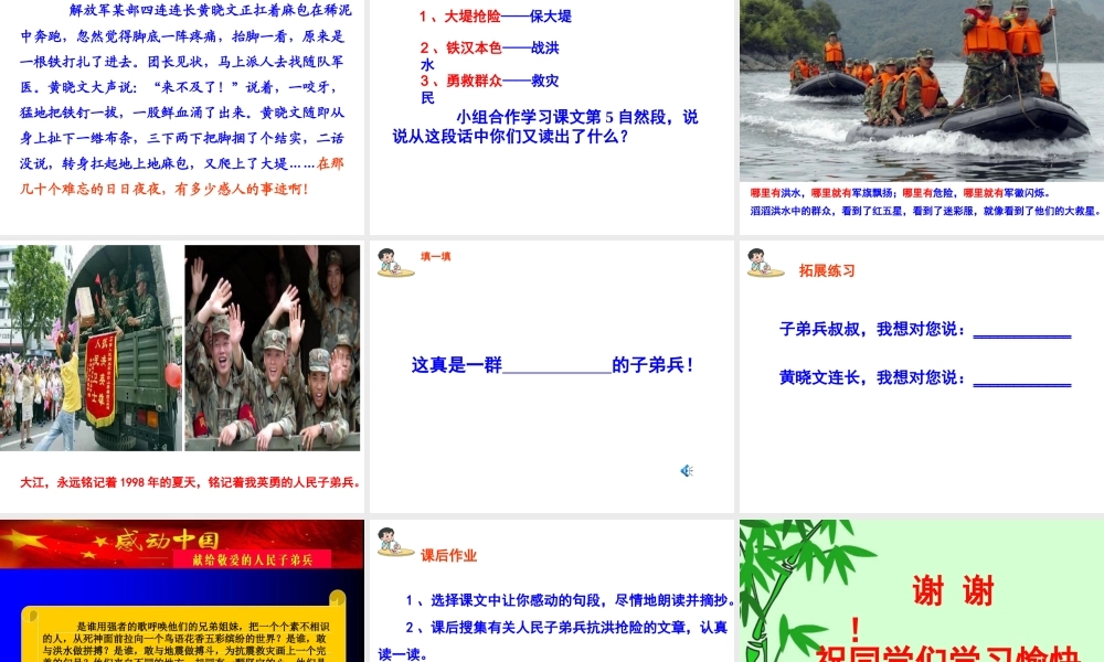 《大江保卫战》PPT