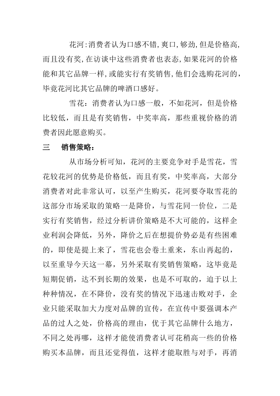 花河啤酒广告策划书_第3页