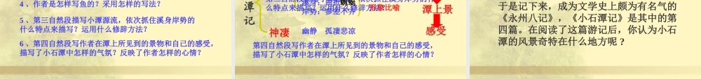 小石潭记教学课件