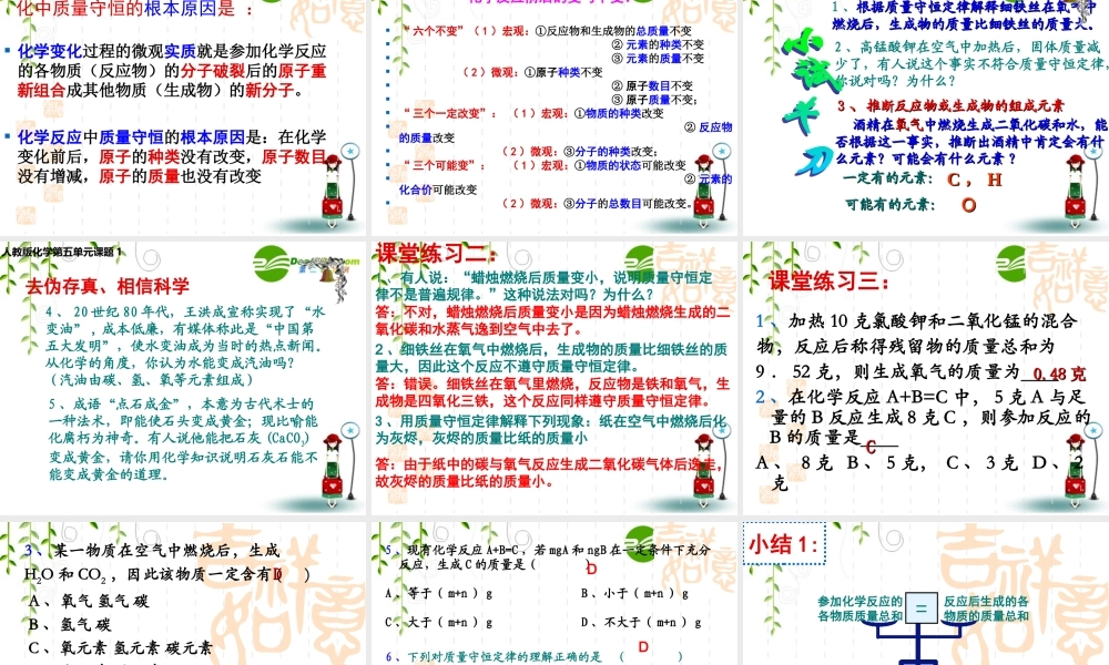 质量守恒定律 (4)
