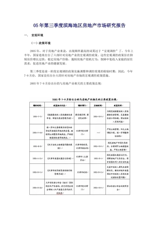 某地区房地产市场研究报告
