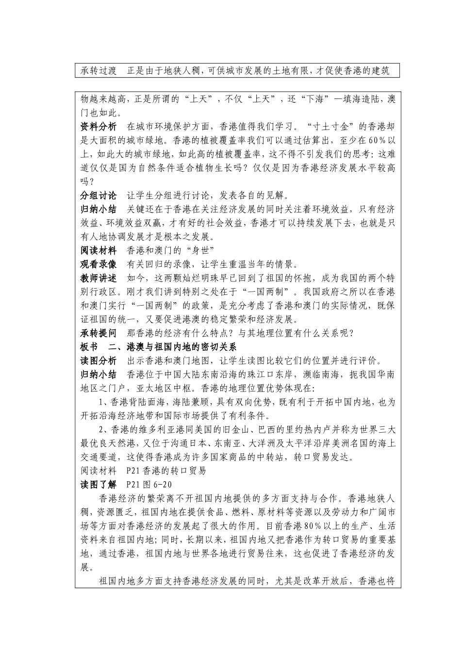 八下第六章第二节香港和澳门_第2页