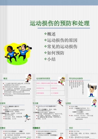 《运动损伤的预防和处理》