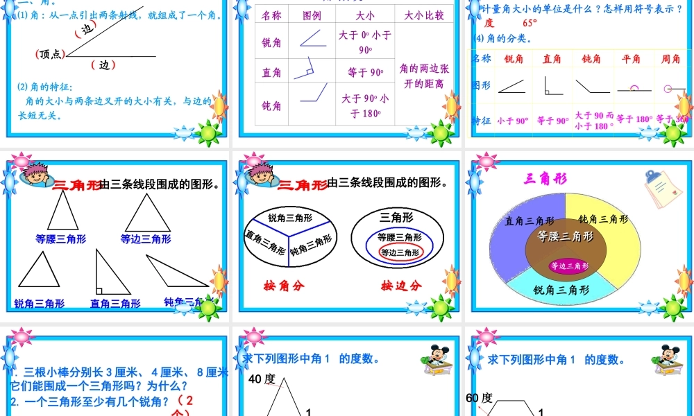 郝玉香六年级下册立体图形复习课件