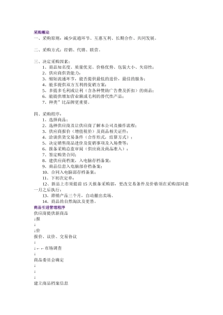 零售业采购概论(1)