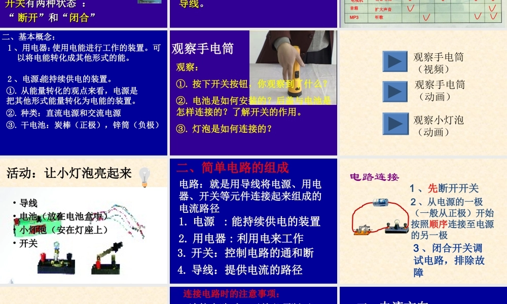 初识家用电器和电路
