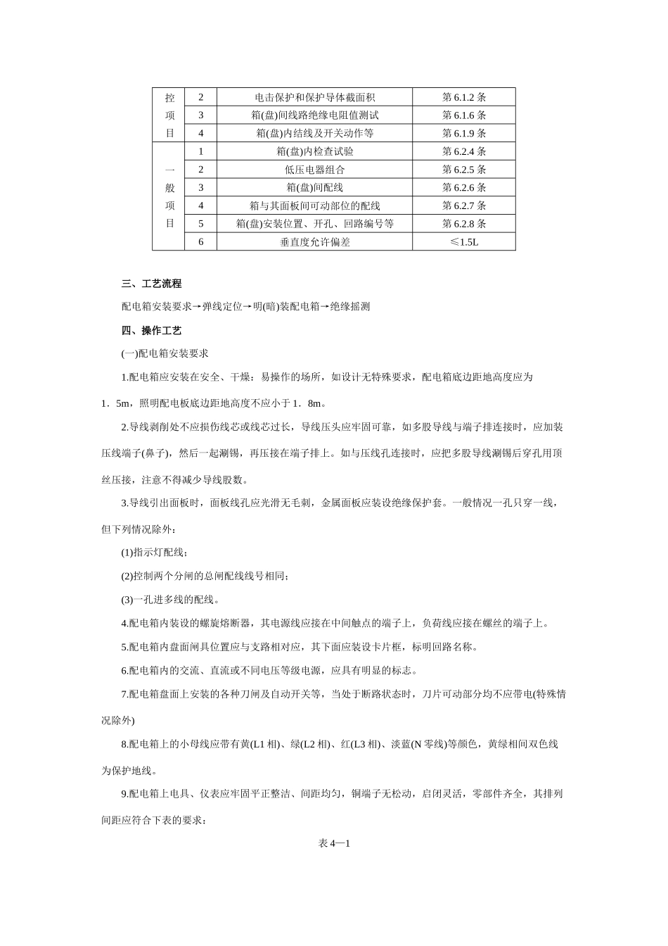 配电箱安装工程安全技术交底_第3页