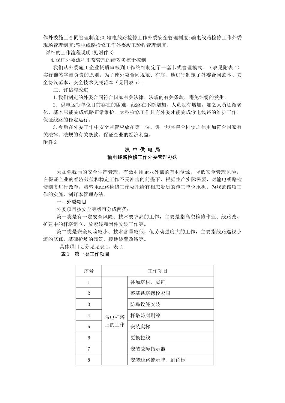 输电线路检修工作外委管理典型经验_第2页