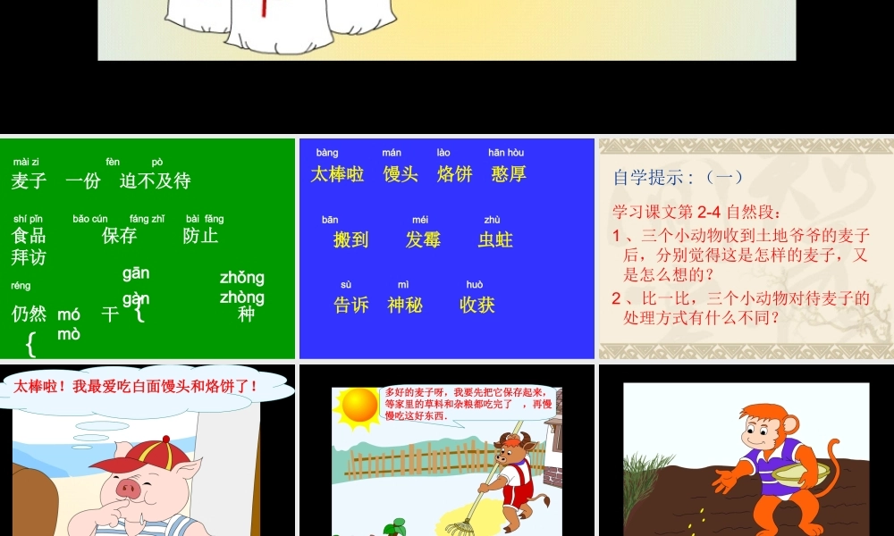 管恒翠《三袋麦子》
