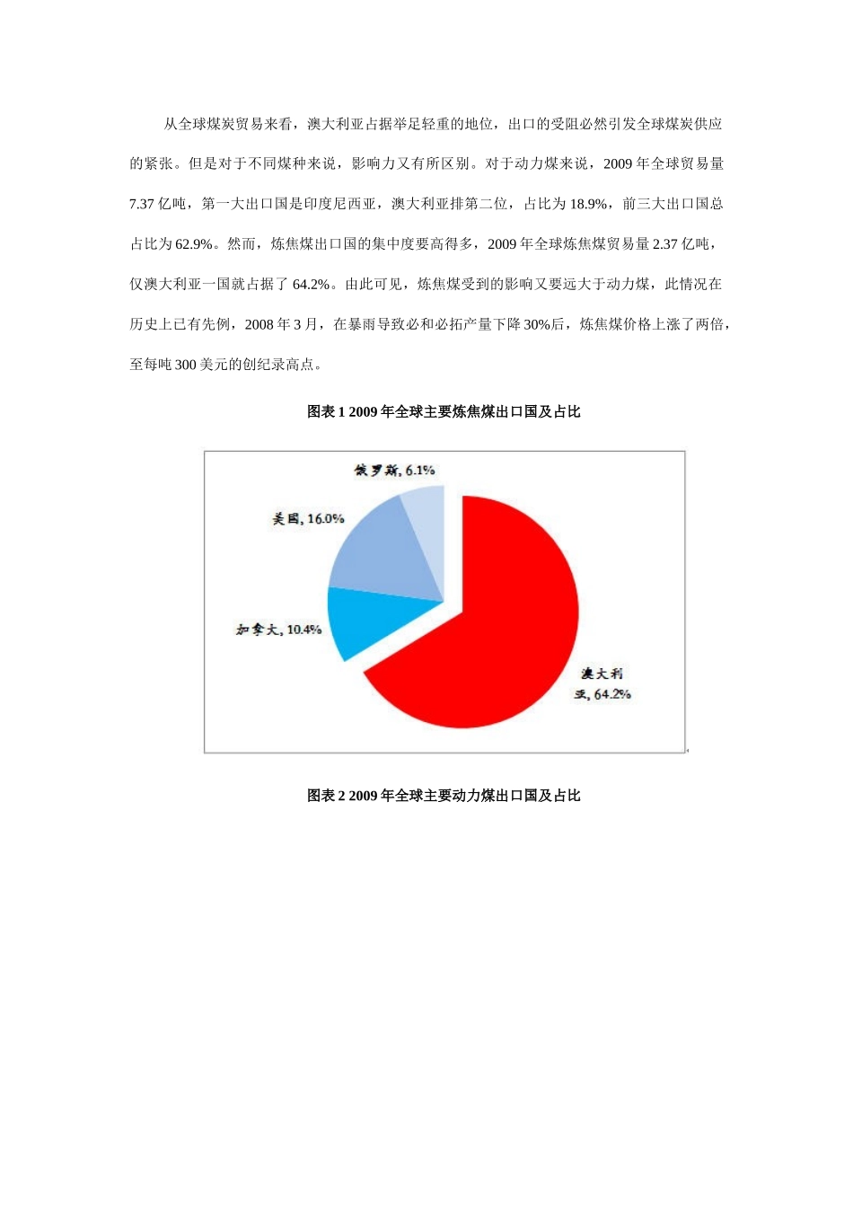 澳大利亚水灾搅动全球煤焦市场_第2页