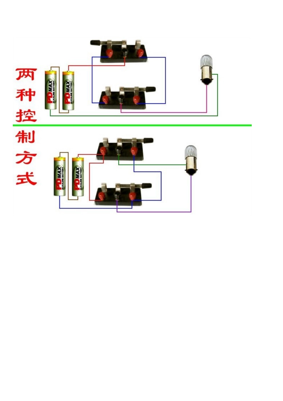 电工常见电气控制实物接线图原理图_第3页