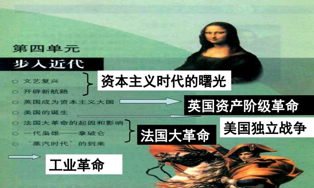 九年级历史上册第10课课件