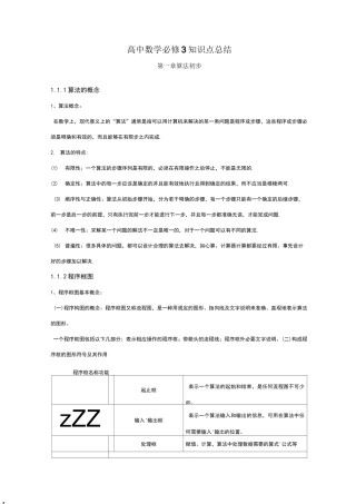 算法初步知识点