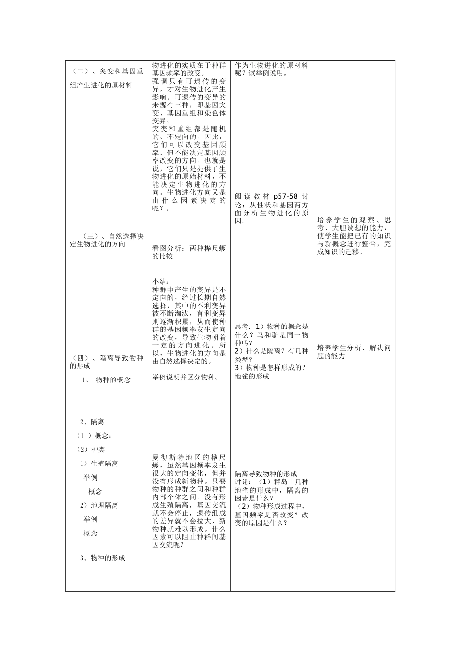 第2节现代生物进化理论_第2页