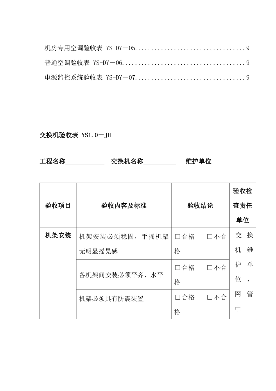 某公司通信网络工程验收规范_第2页