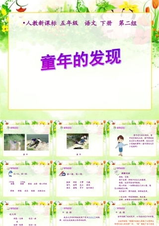 童年的发现课件3