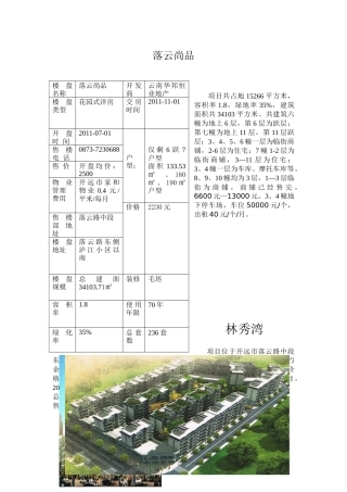 红河州开远市楼盘大全