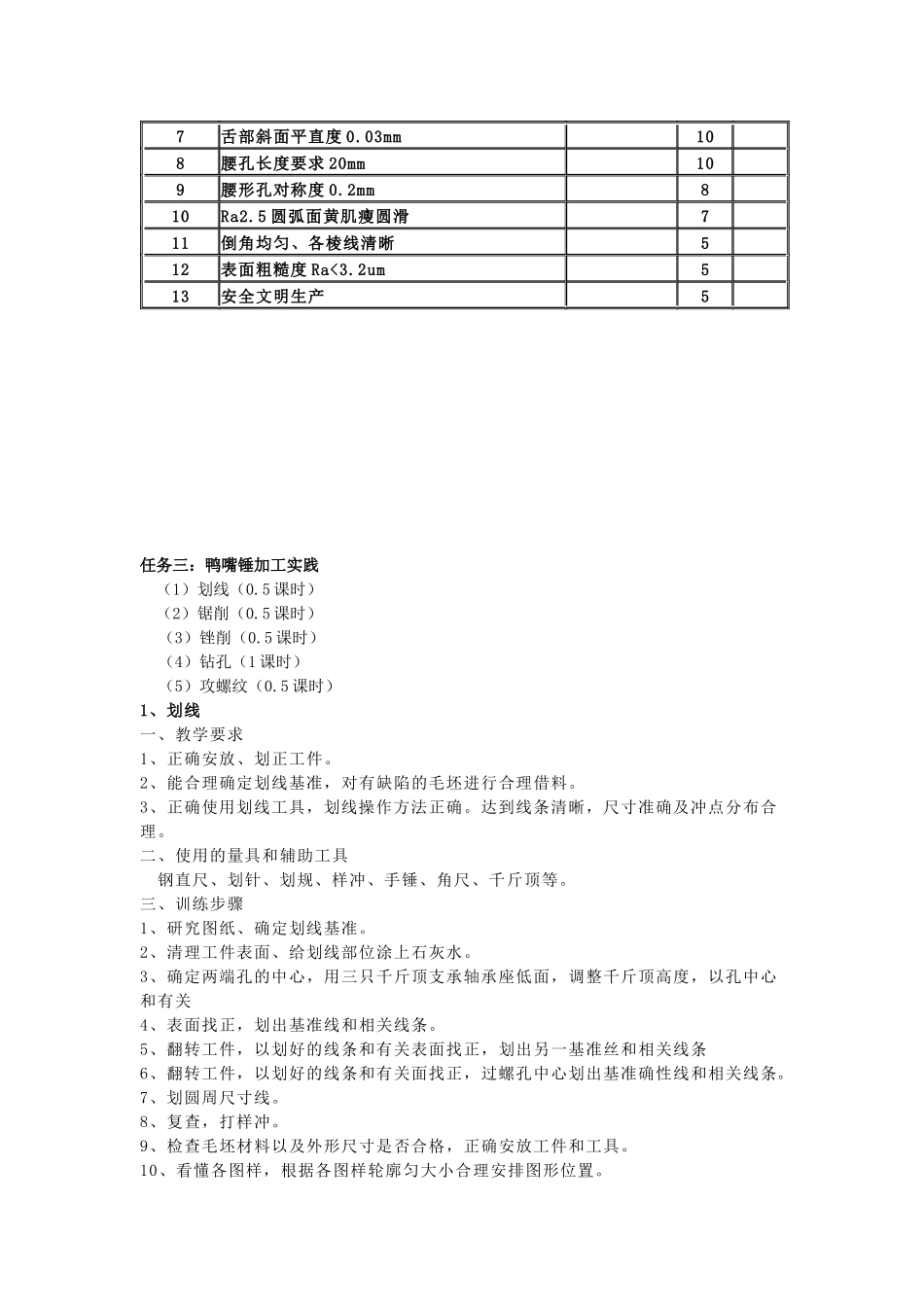 典型零件的机械加工(钳工方向)_第3页