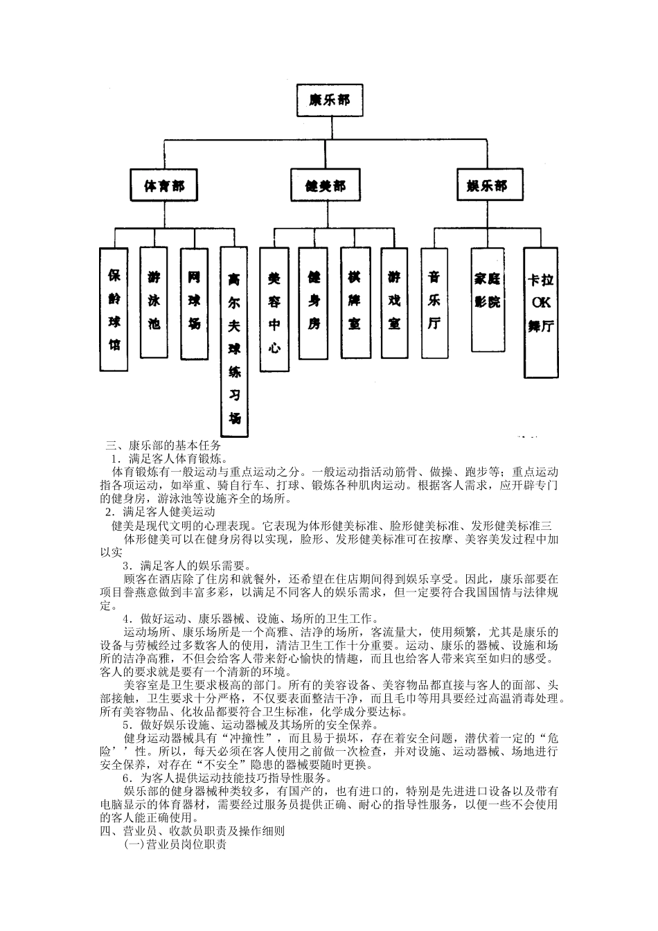 酒店经理对康乐部的经营管理_第3页