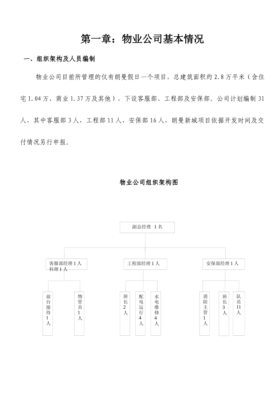 朗曼物业管理公司经营计划书DOC_33页（DOC38页）_第3页