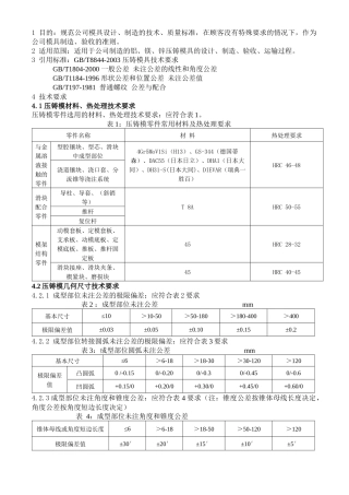目的规范公司模具设计