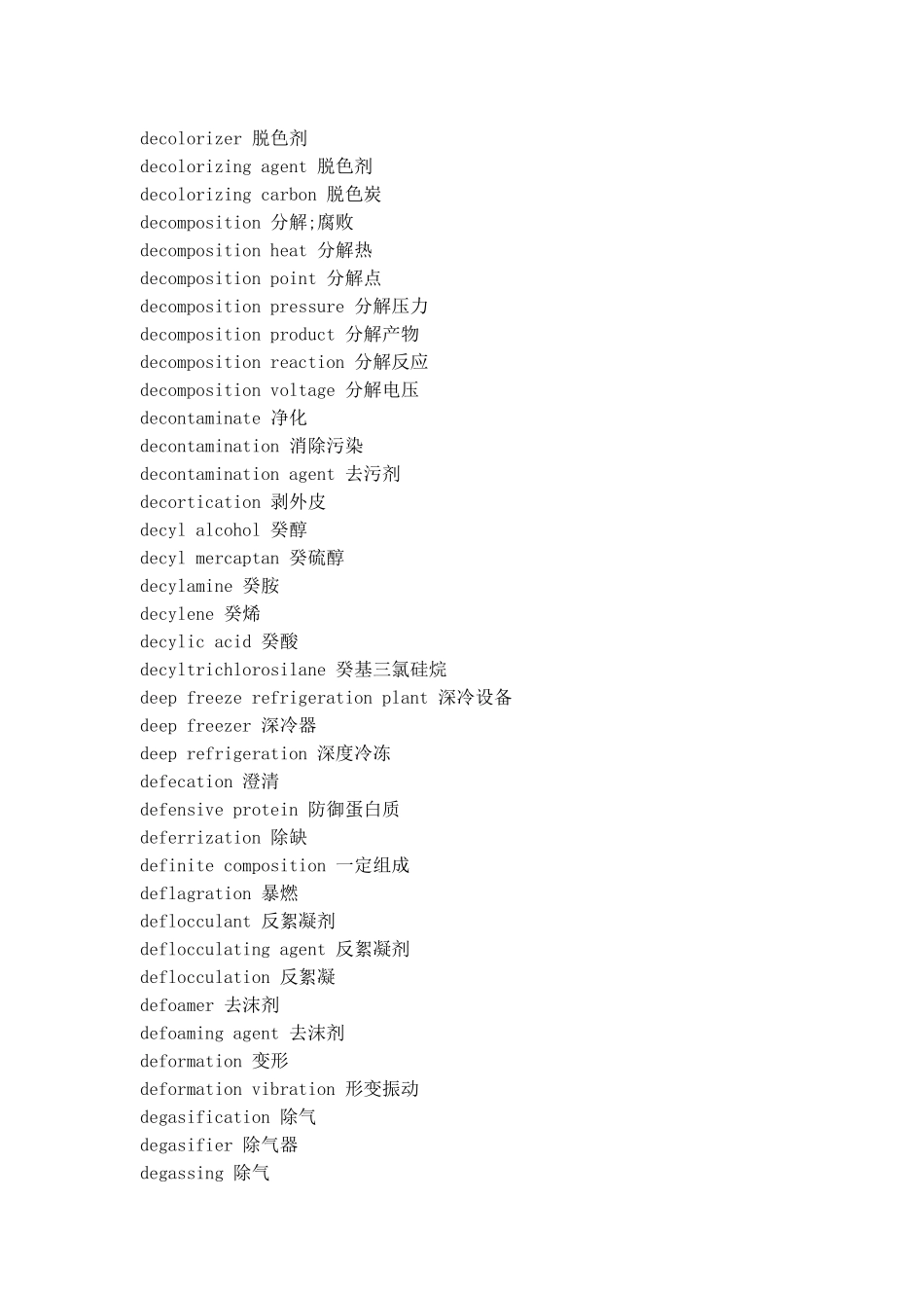 化学及化工专业英语词汇_第3页