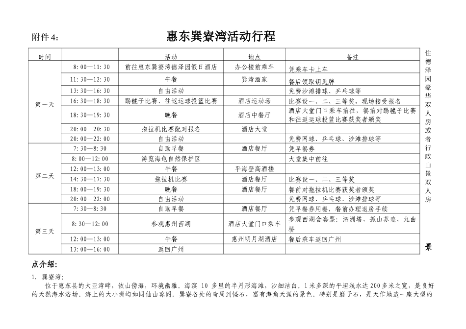 前往惠东巽寮湾德泽园假日酒店_第1页