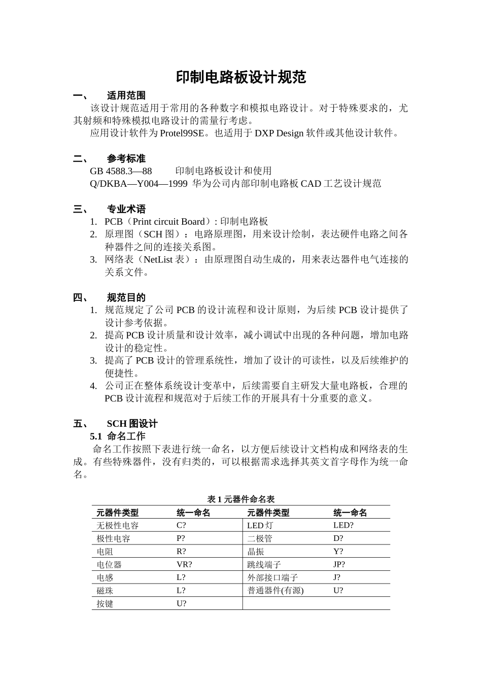 PCB布线设计规范_第1页