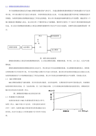 酒精传感器资料