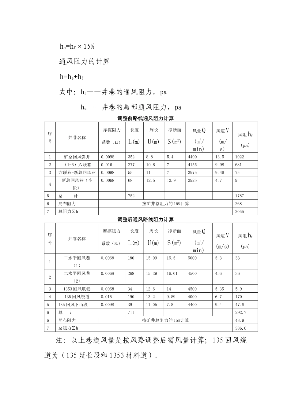 矿井通风系统调整设计与安全技术措施_第3页