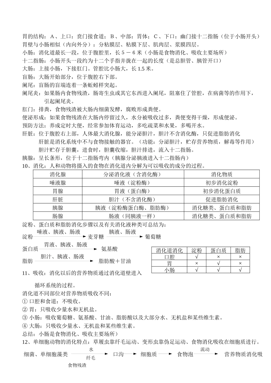初中生物复习提纲_第3页