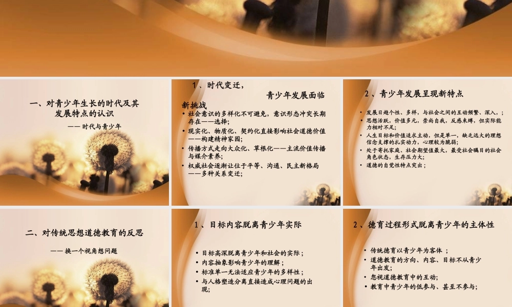 青少年思想道德（130425）