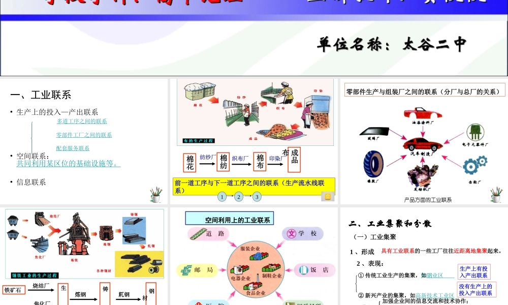 工业地域的形成1