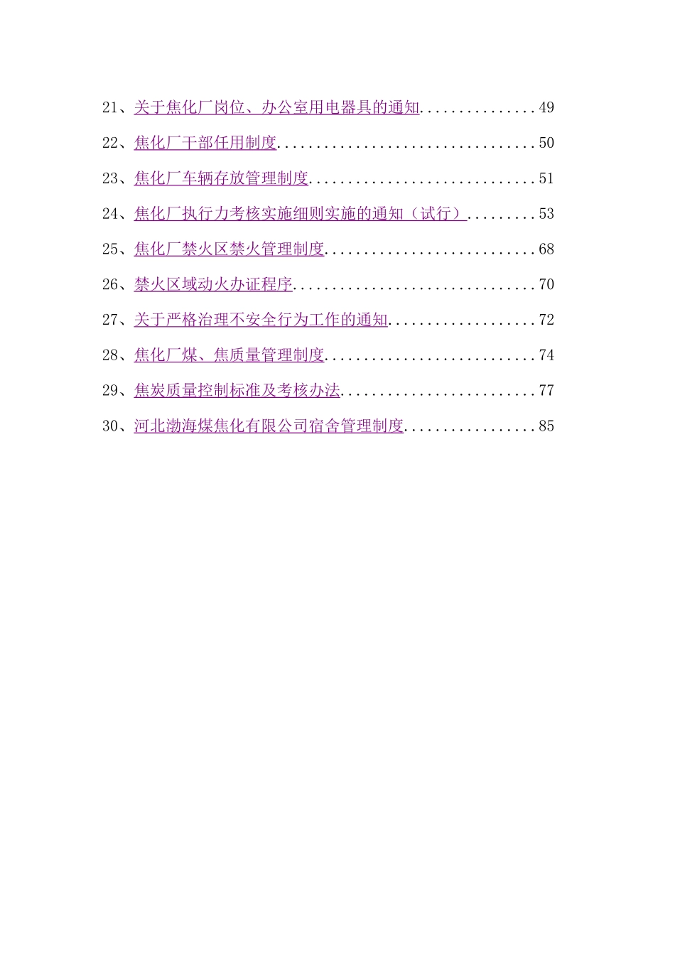 渤海煤焦化制度汇编_第2页