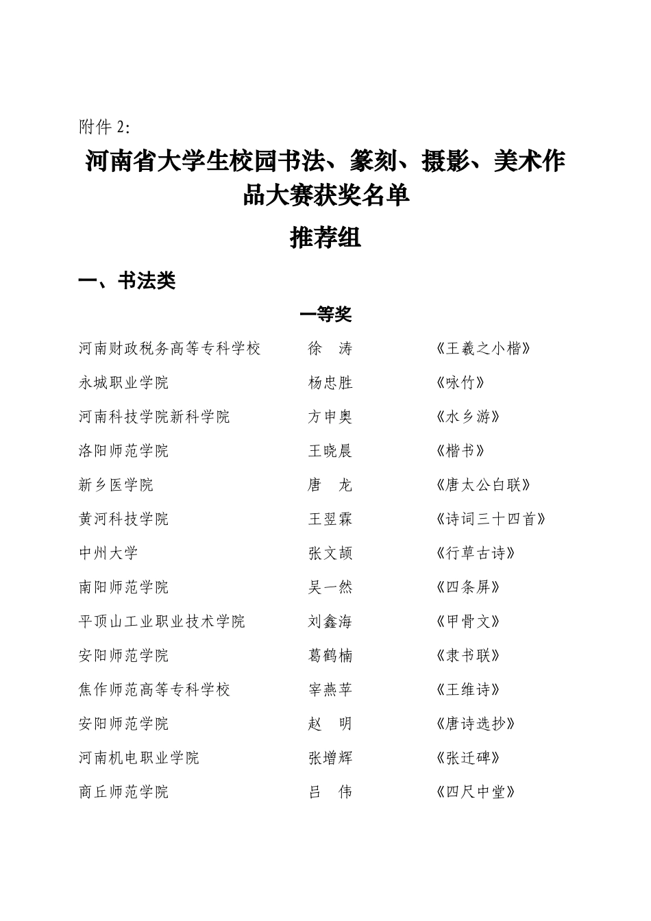 关于表彰河南省第十三届大学生科技文化艺术节优秀组织_第3页