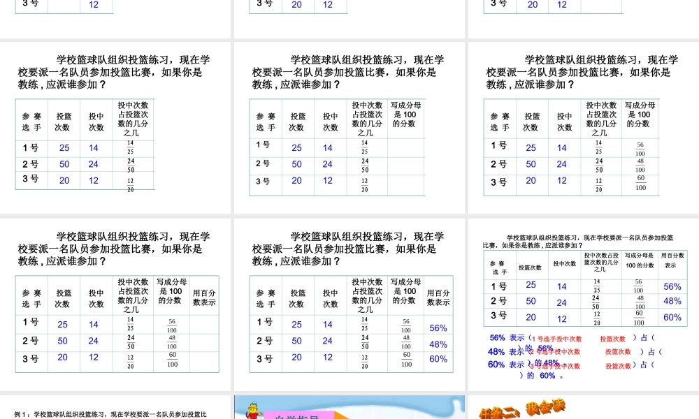 百分数的意义和读写(最新)