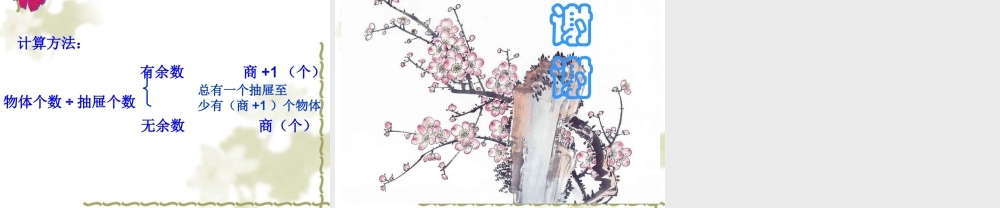 鸽巣问题王秀丽