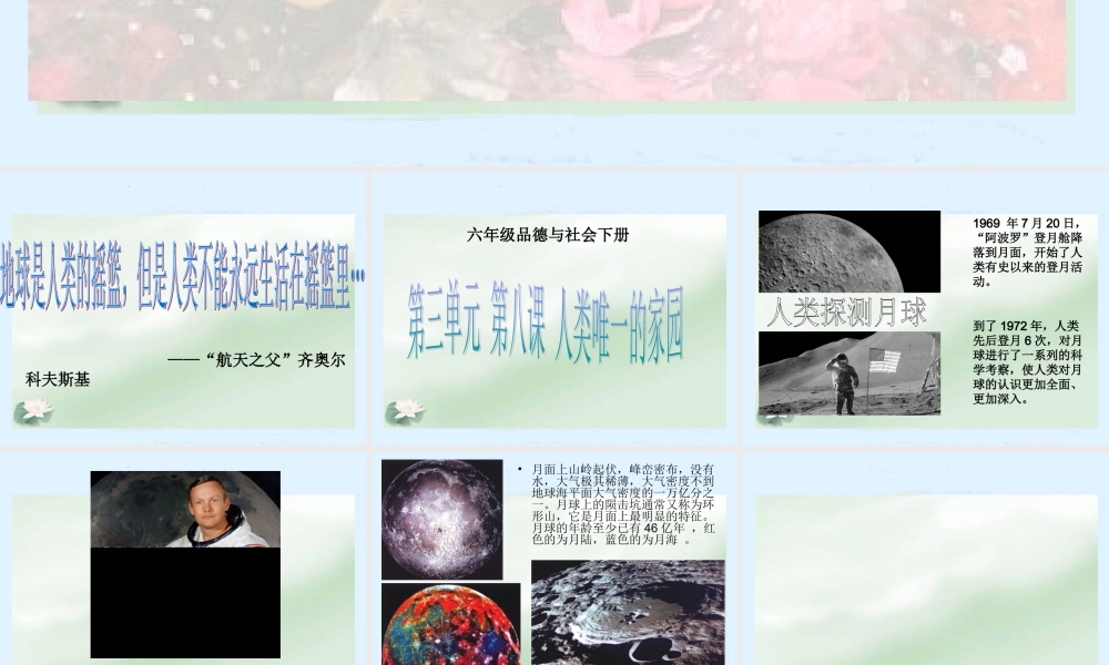 人类唯一的家园