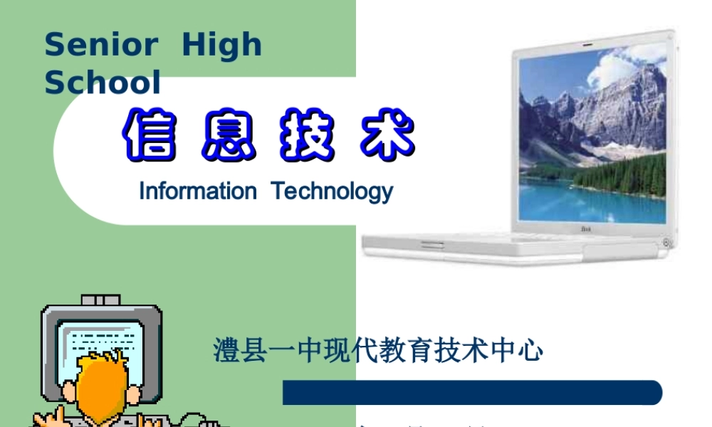 信息技术基础PPT课件