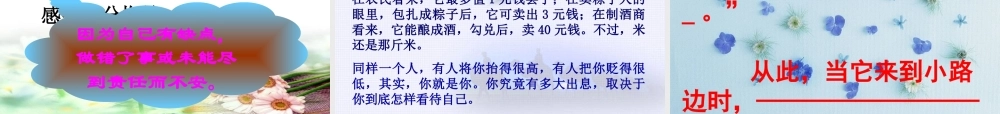 四年级上苏教版《一路花香》课件1