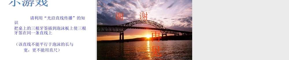 光的反射第一课时