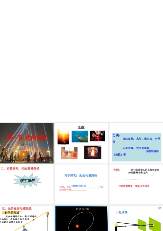 光的反射第一课时