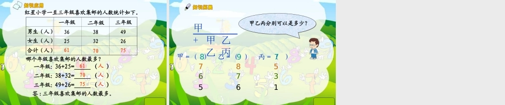 两位数加两位数的口算课件