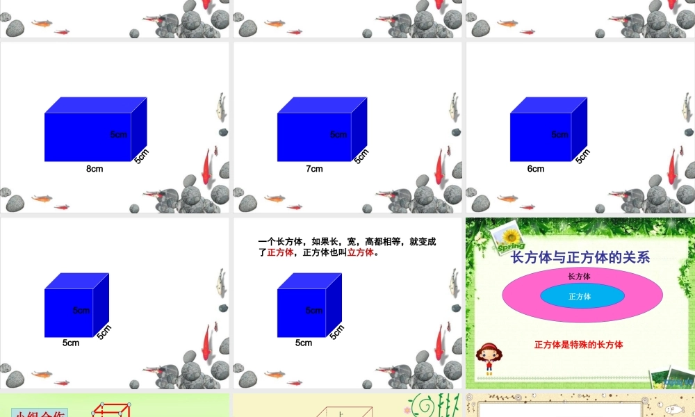 正方体认识课件