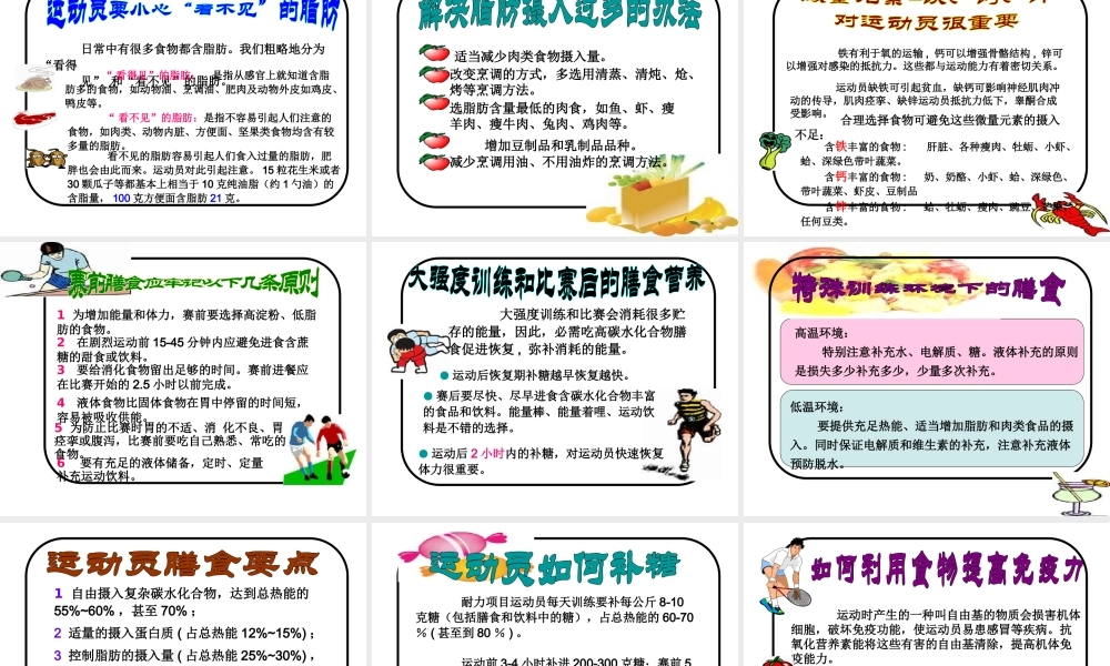 运动营养知识集AAAAA