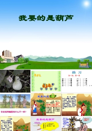改我要的是葫芦课件