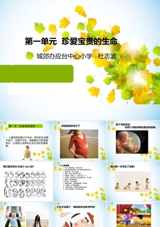 第一单元珍爱宝贵的生命