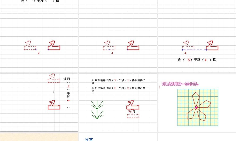 《平移和旋转》课件